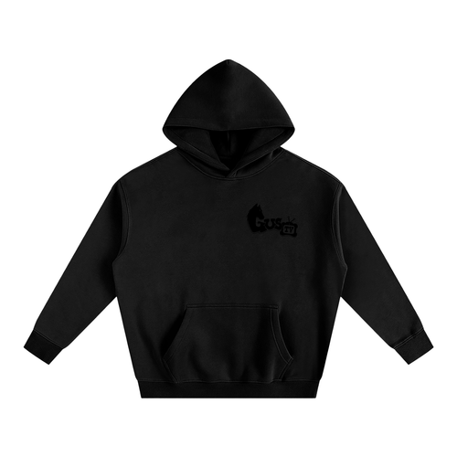 "chew'n n view'n" Oversize Fleeced Hoodie