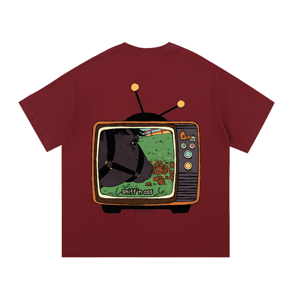 "sniff'n ass" Basic Cotton T-shirt