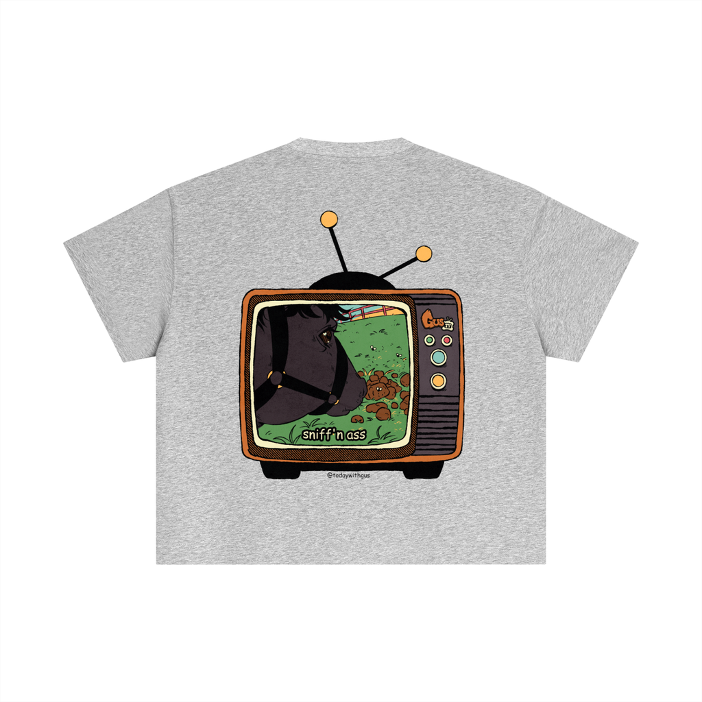 "sniff'n ass" Essential Cotton Boxy T-Shirt