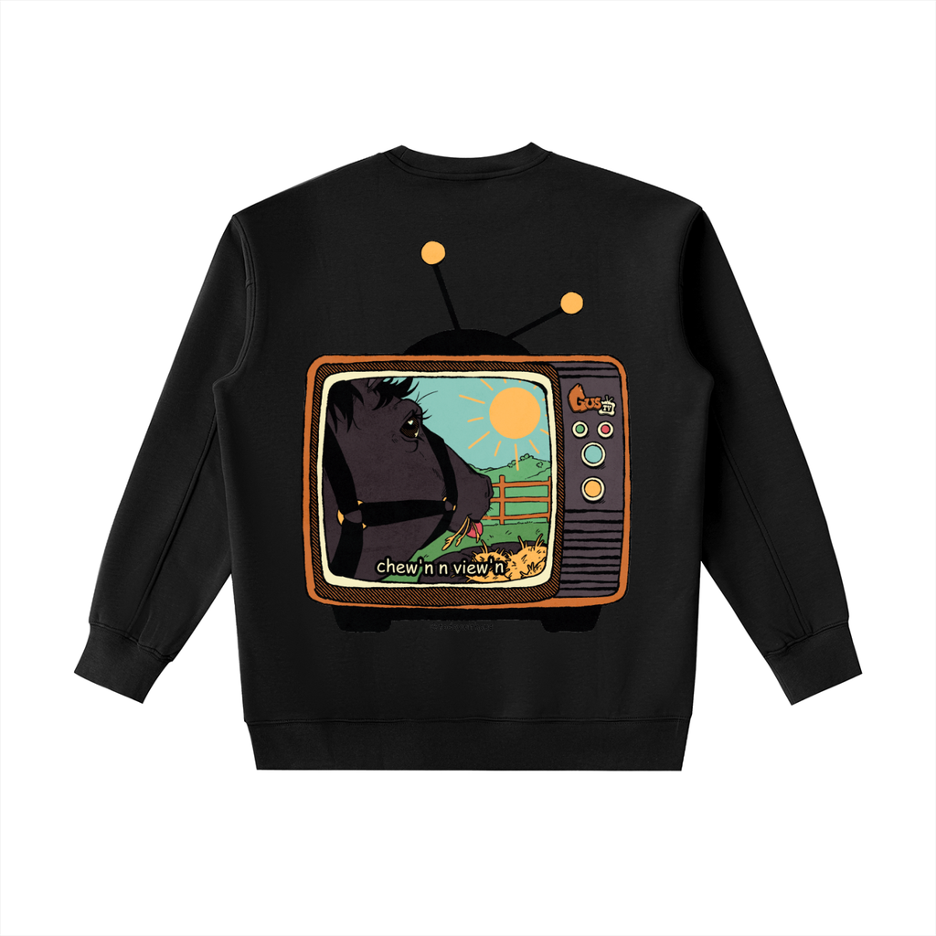 "chew'n n view'n" Heavyweight Crewneck Sweatshirt