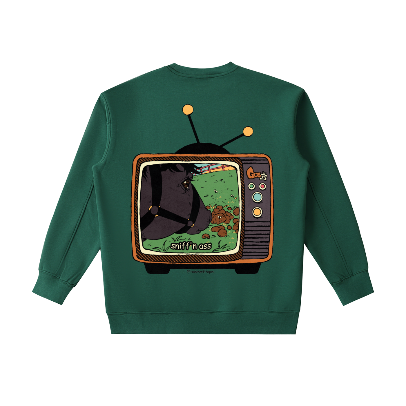 "sniff'n ass" Heavyweight Crewneck Sweatshirt