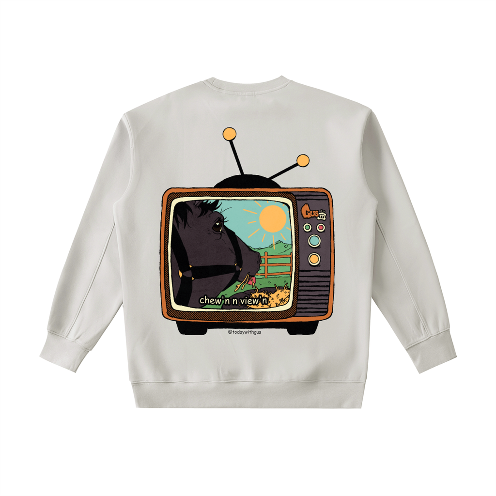 "chew'n n view'n" Heavyweight Crewneck Sweatshirt