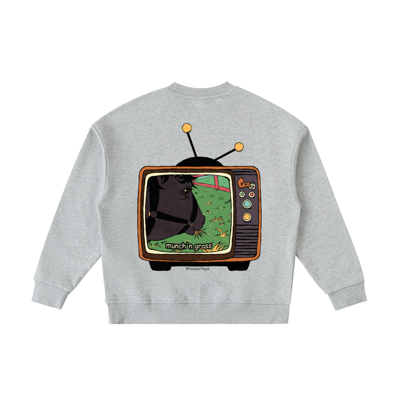 "munch'n grass" Kids' Crewneck Sweatshirt