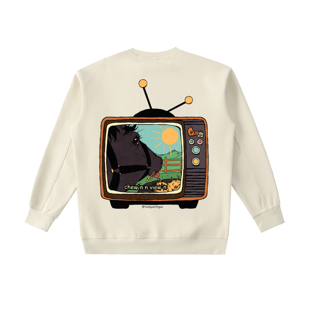 "chew'n n view'n" Heavyweight Crewneck Sweatshirt