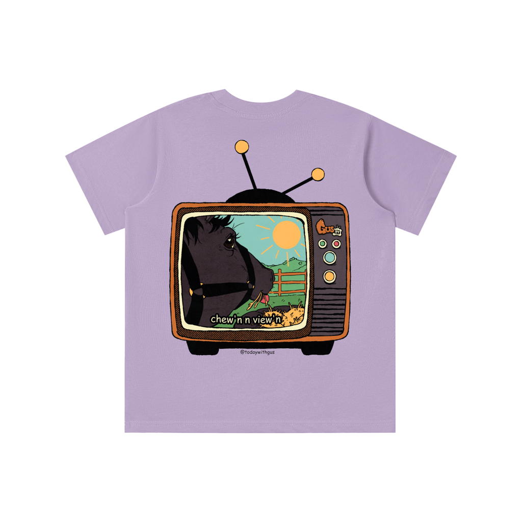 "chew'n n view'n" Kids' T-shirt