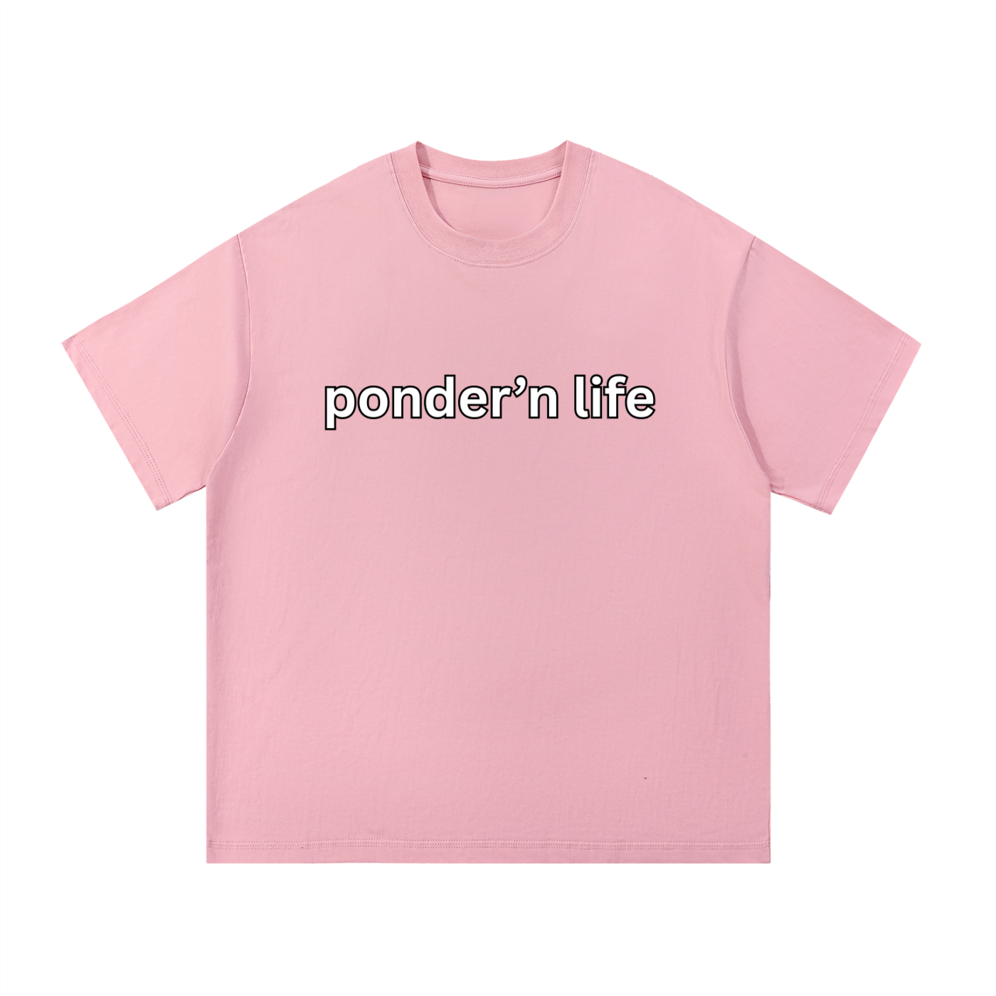 "ponder'n life" Cotton T-Shirt