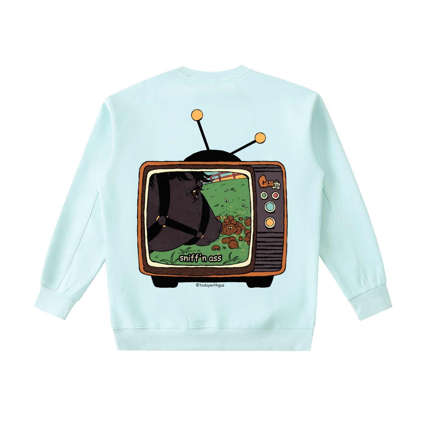 "sniff'n ass" Heavyweight Crewneck Sweatshirt