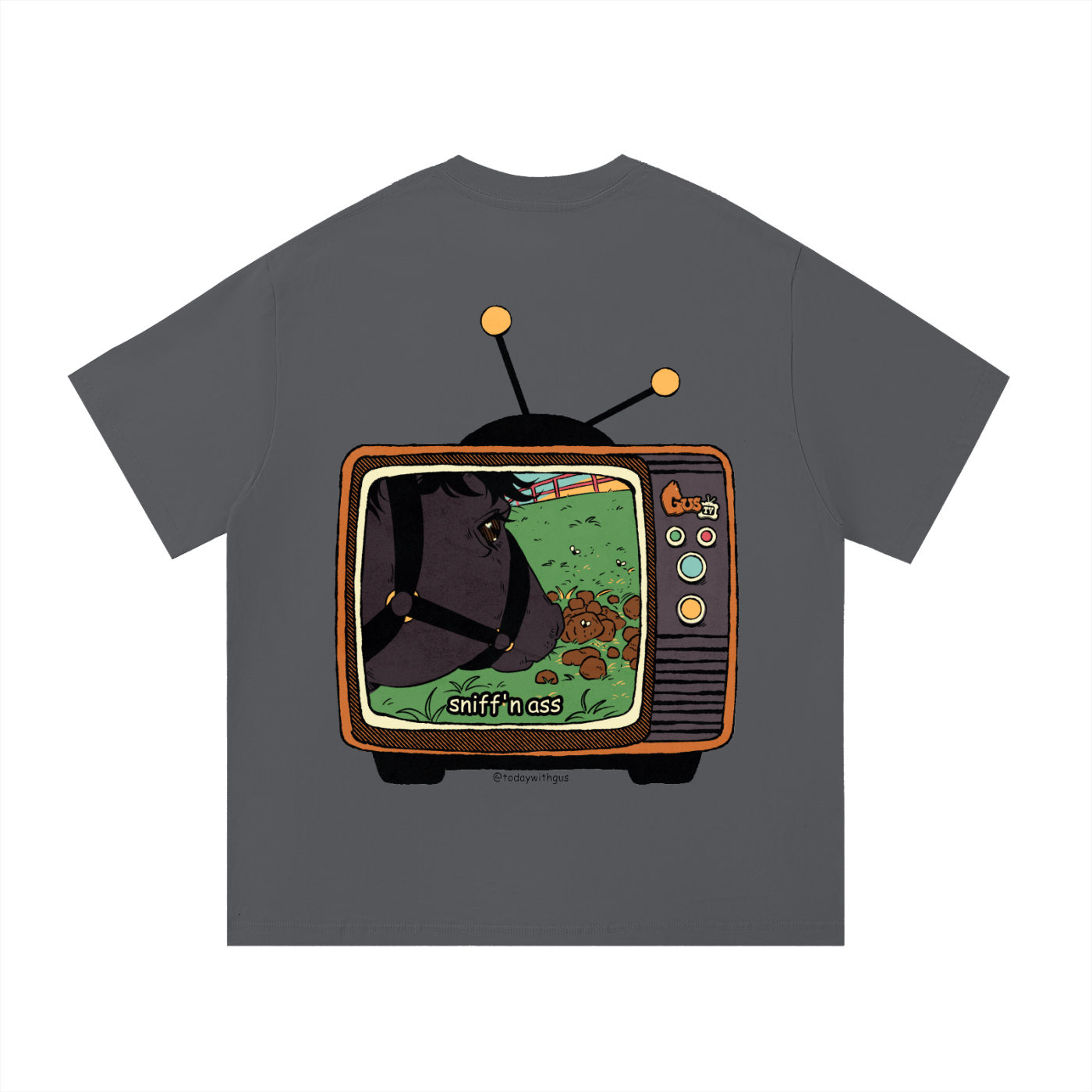 "sniff'n ass" Basic Cotton T-shirt