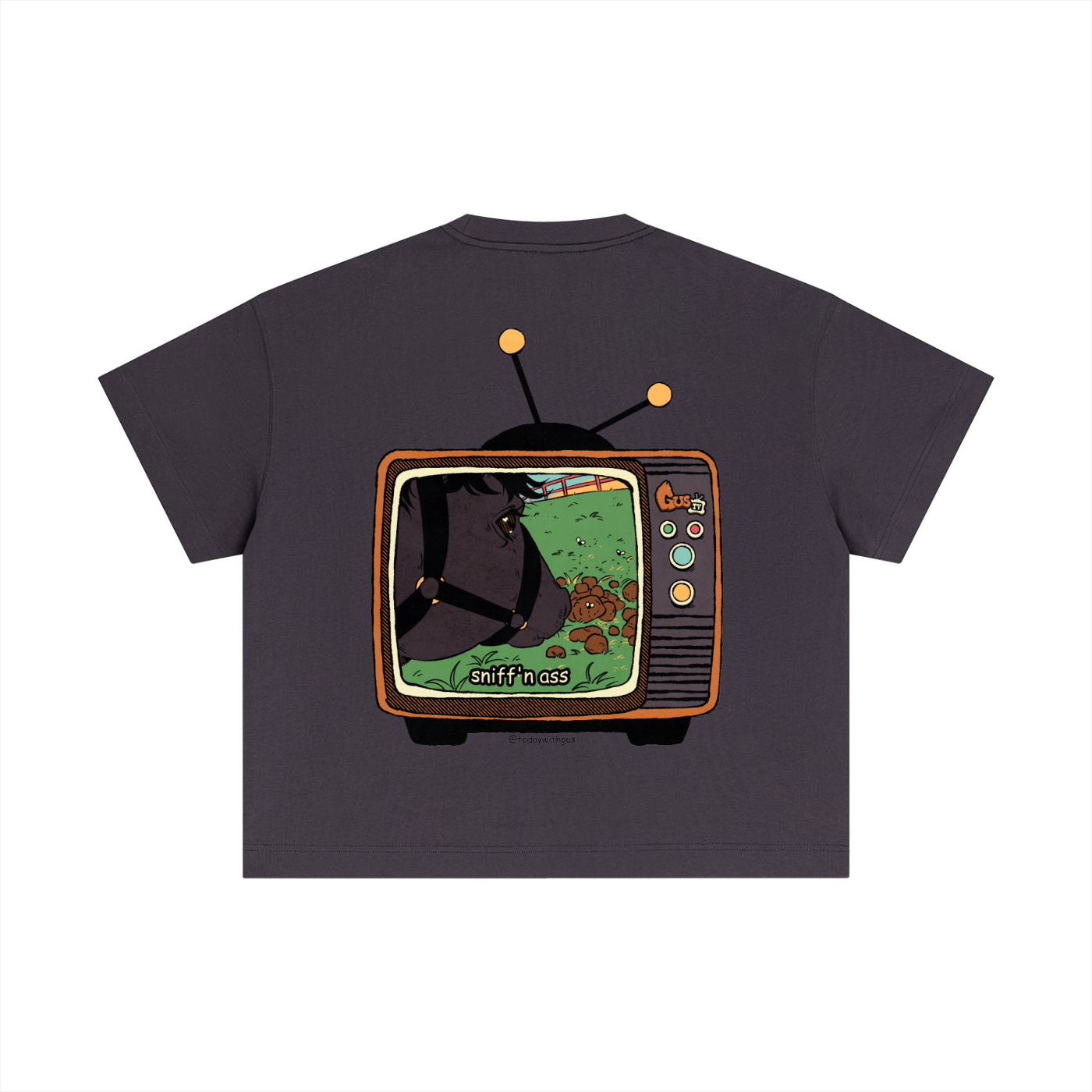 "sniff'n ass" Essential Cotton Boxy T-Shirt