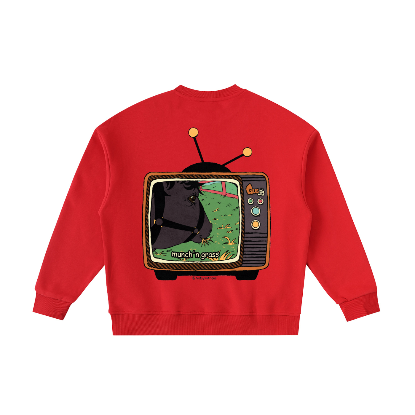 "munch'n grass" Kids' Crewneck Sweatshirt
