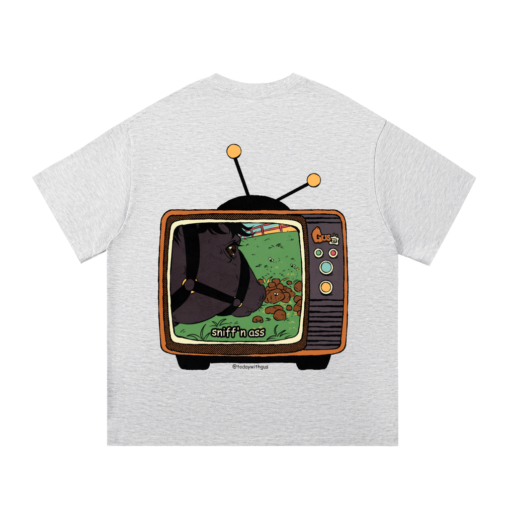 "sniff'n ass" Basic Cotton T-shirt