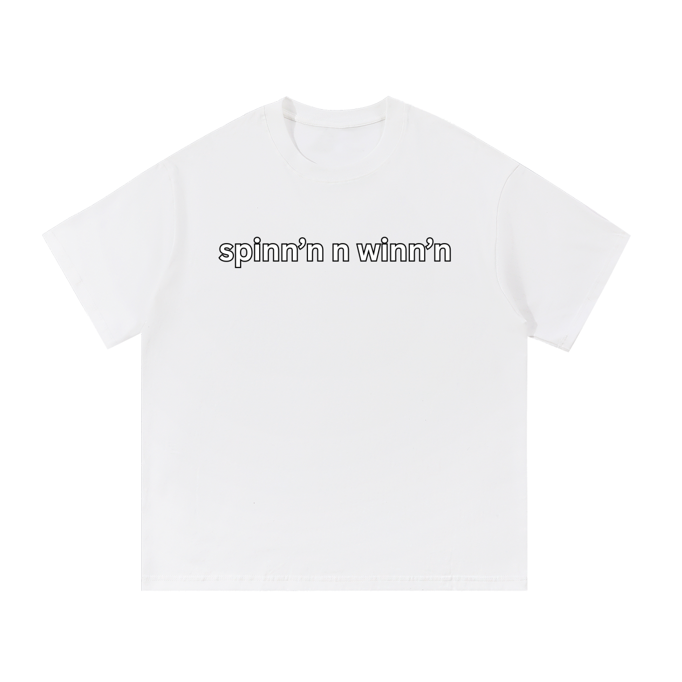 "spinn'n n winn'n" Cotton T-Shirt
