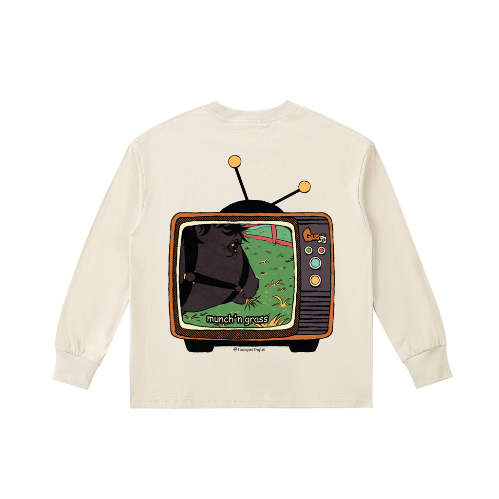 "munch'n grass" Kids' Quick-Dry Cotton Long-Sleeve Tee