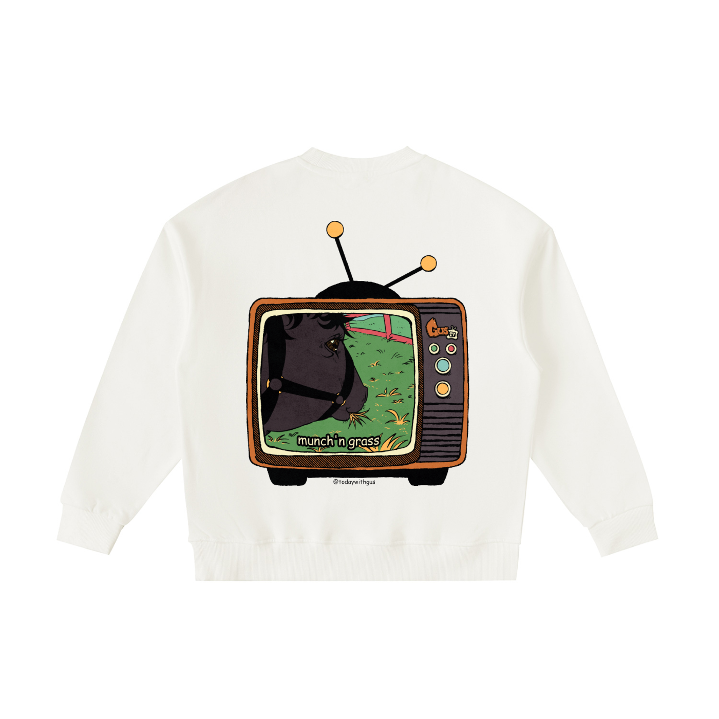 "munch'n grass" Kids' Crewneck Sweatshirt