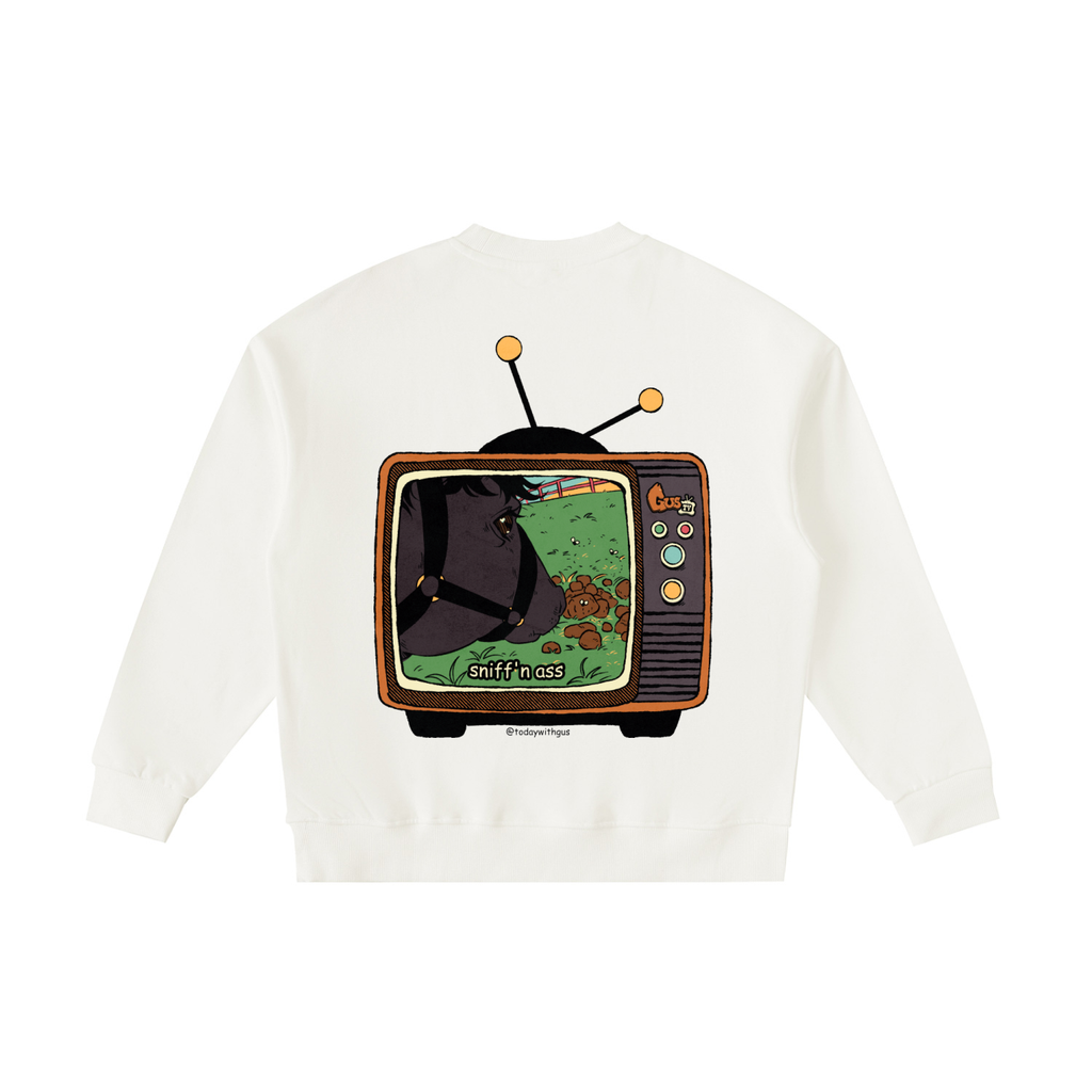 "sniff'n ass" Fleece Kids' Crewneck Sweatshirt