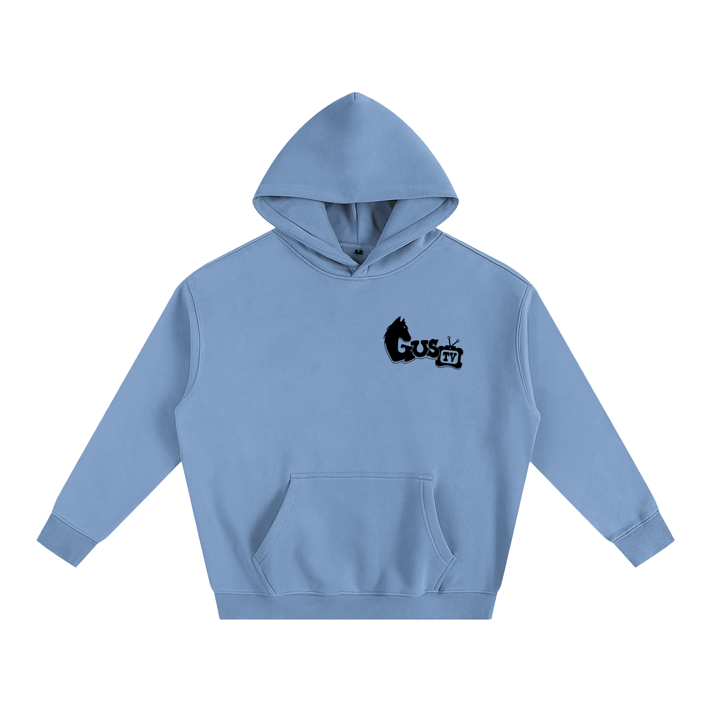 "munch'n grass" Oversize Fleeced Hoodie