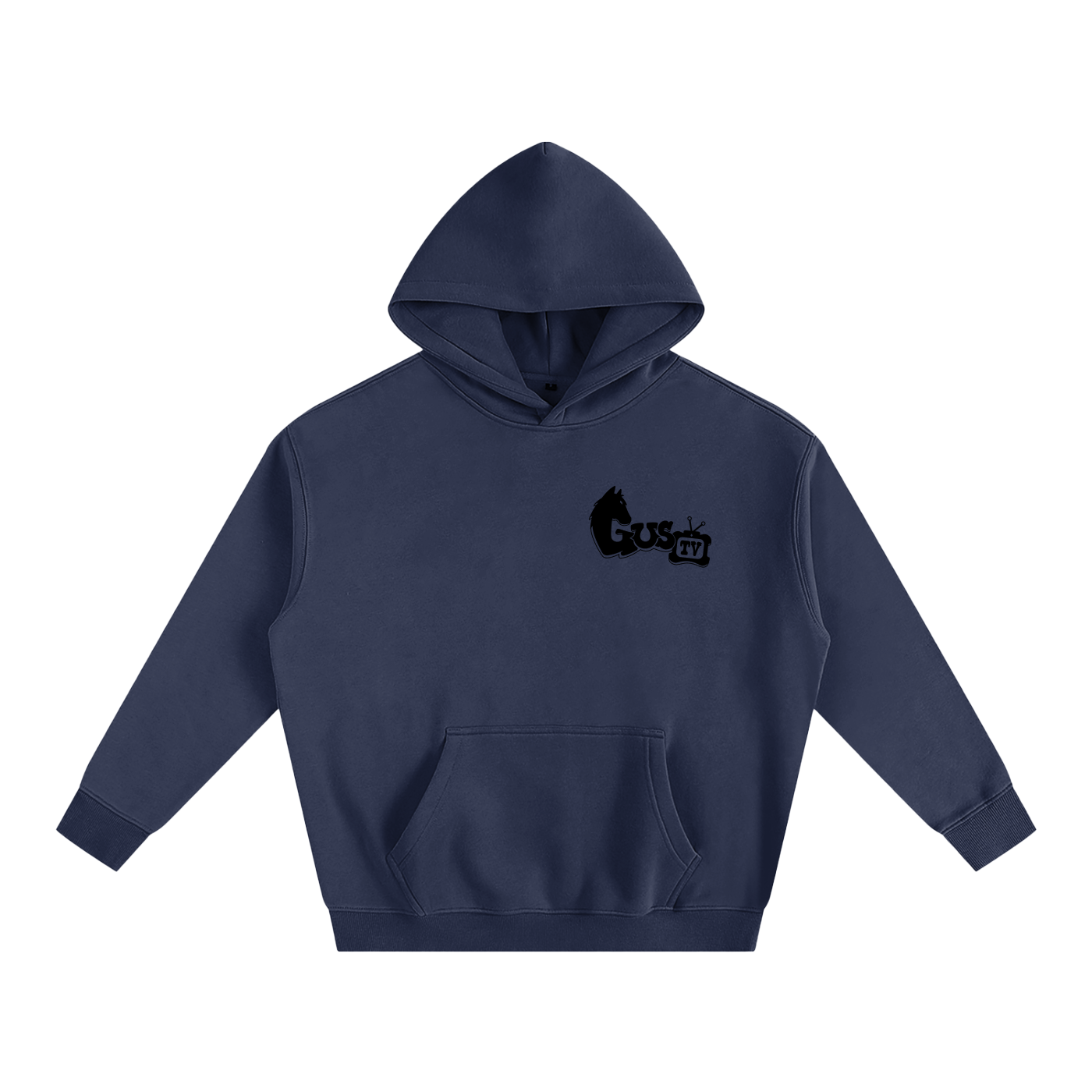 "chew'n n view'n" Oversize Fleeced Hoodie