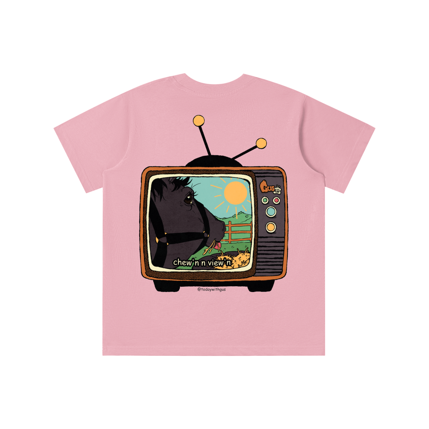 "chew'n n view'n" Kids' T-shirt