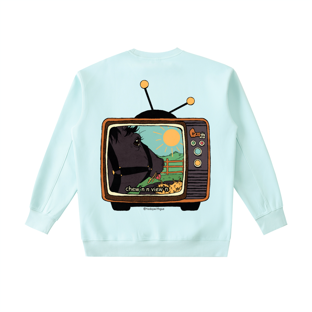 "chew'n n view'n" Heavyweight Crewneck Sweatshirt
