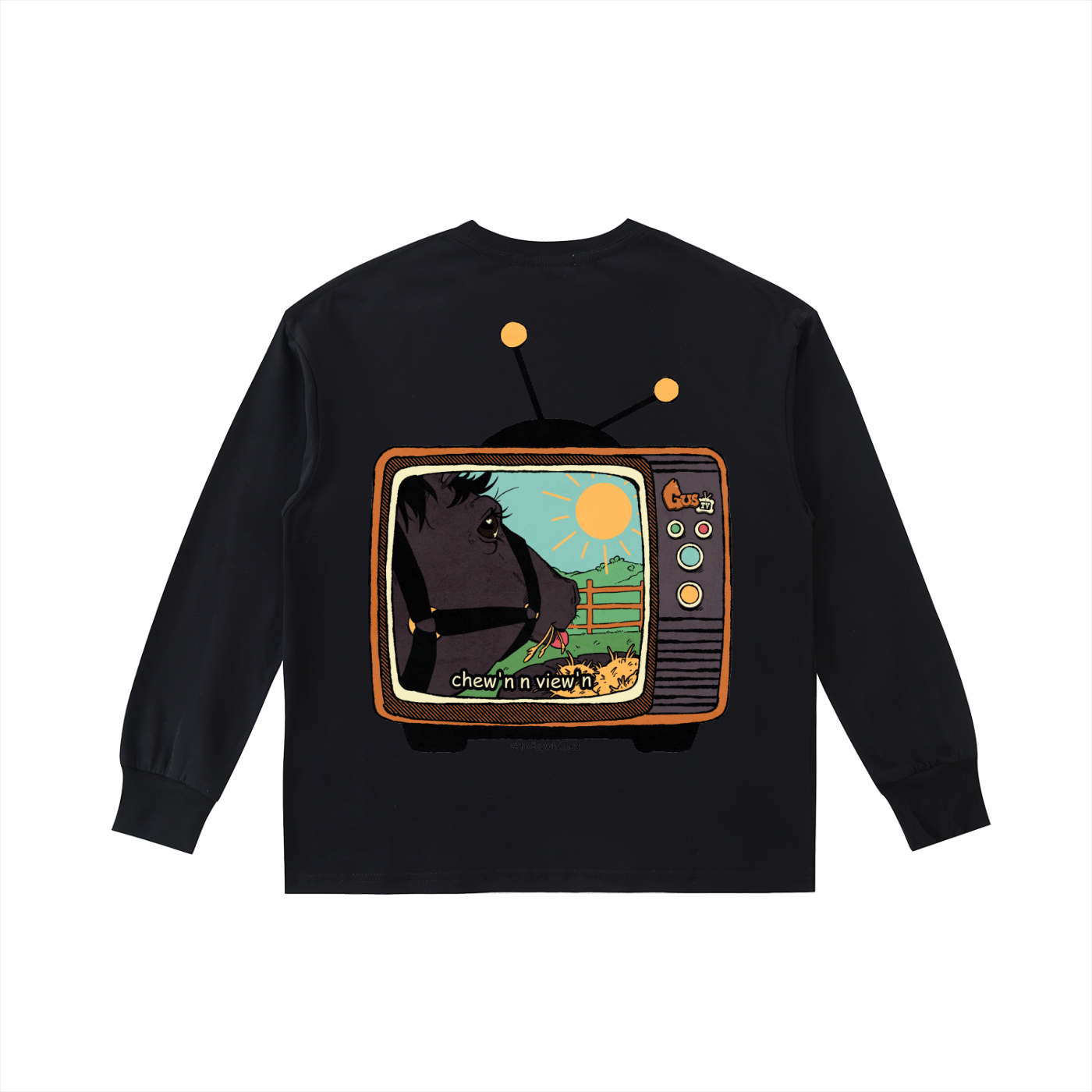 "chew'n n view'n" Kids' Quick-Dry Cotton Long-Sleeve Tee