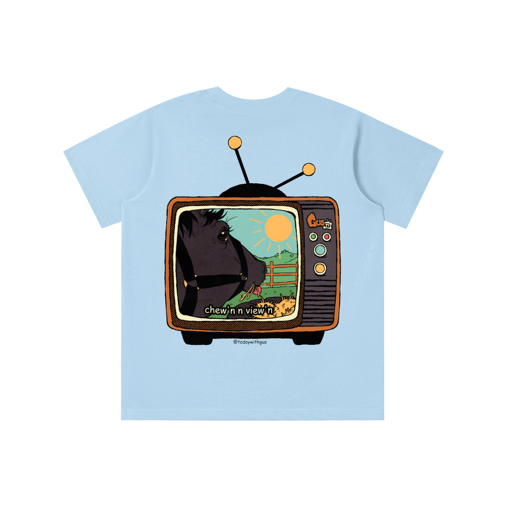 "chew'n n view'n" Kids' T-shirt
