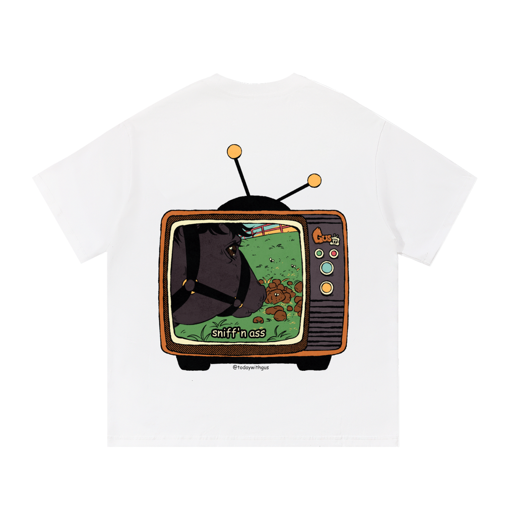 "sniff'n ass" Basic Cotton T-shirt