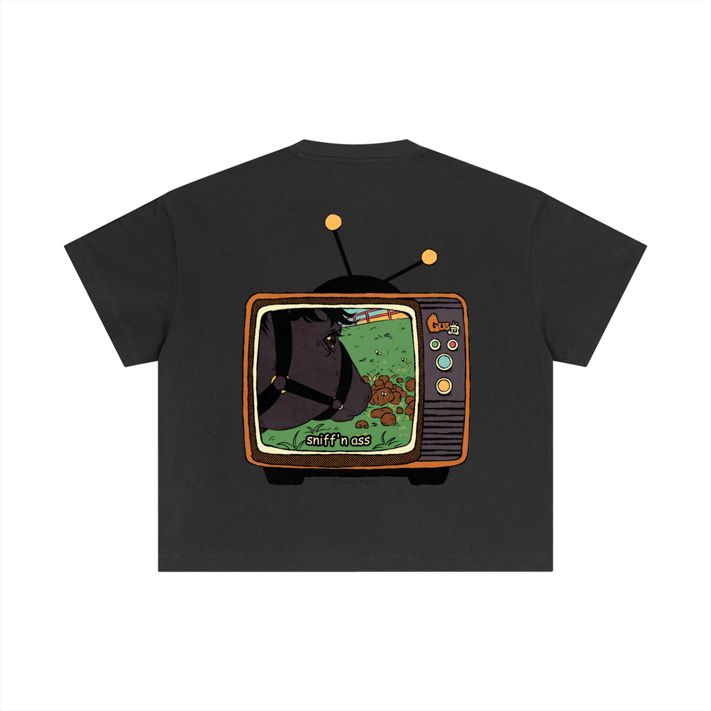"sniff'n ass" Essential Cotton Boxy T-Shirt