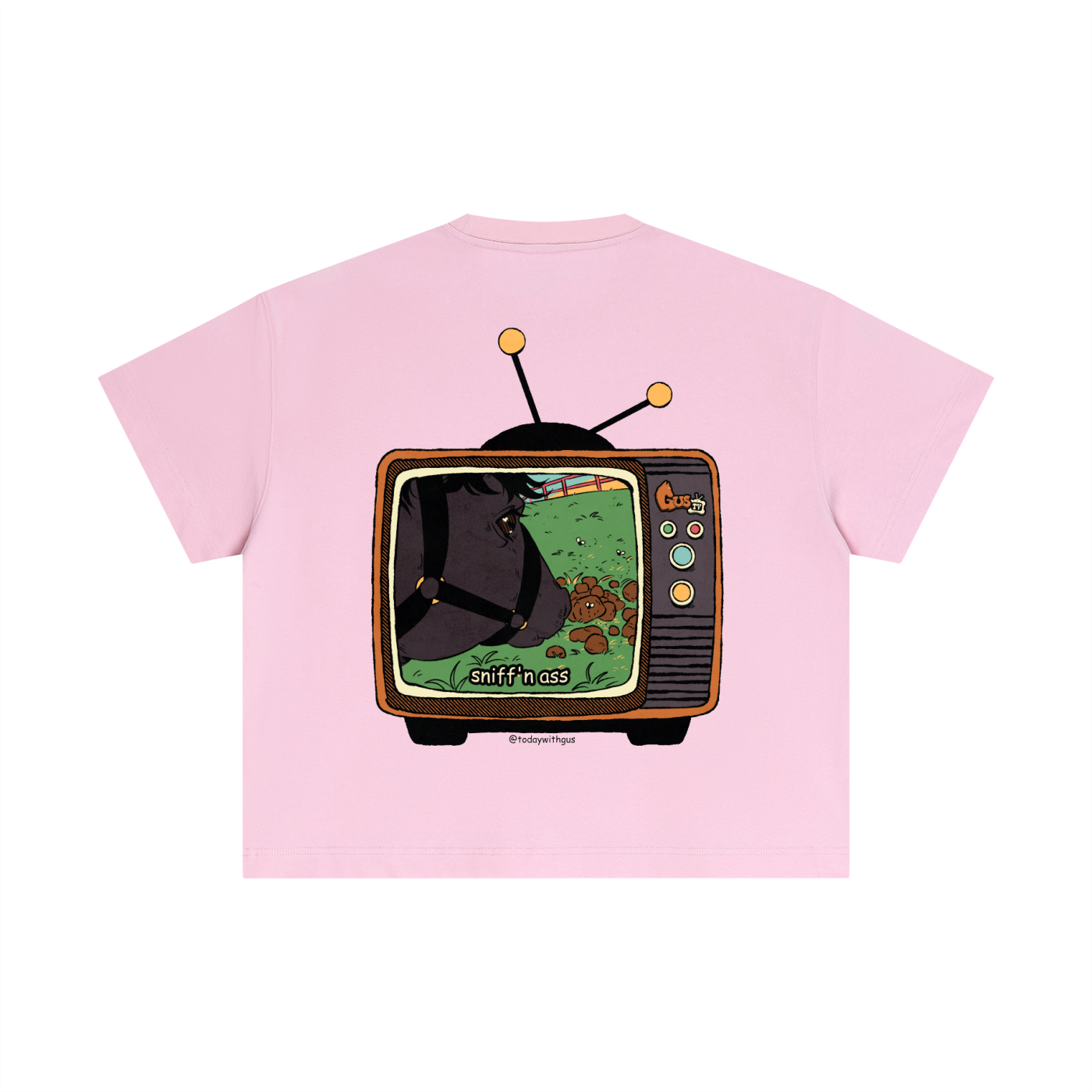 "sniff'n ass" Essential Cotton Boxy T-Shirt
