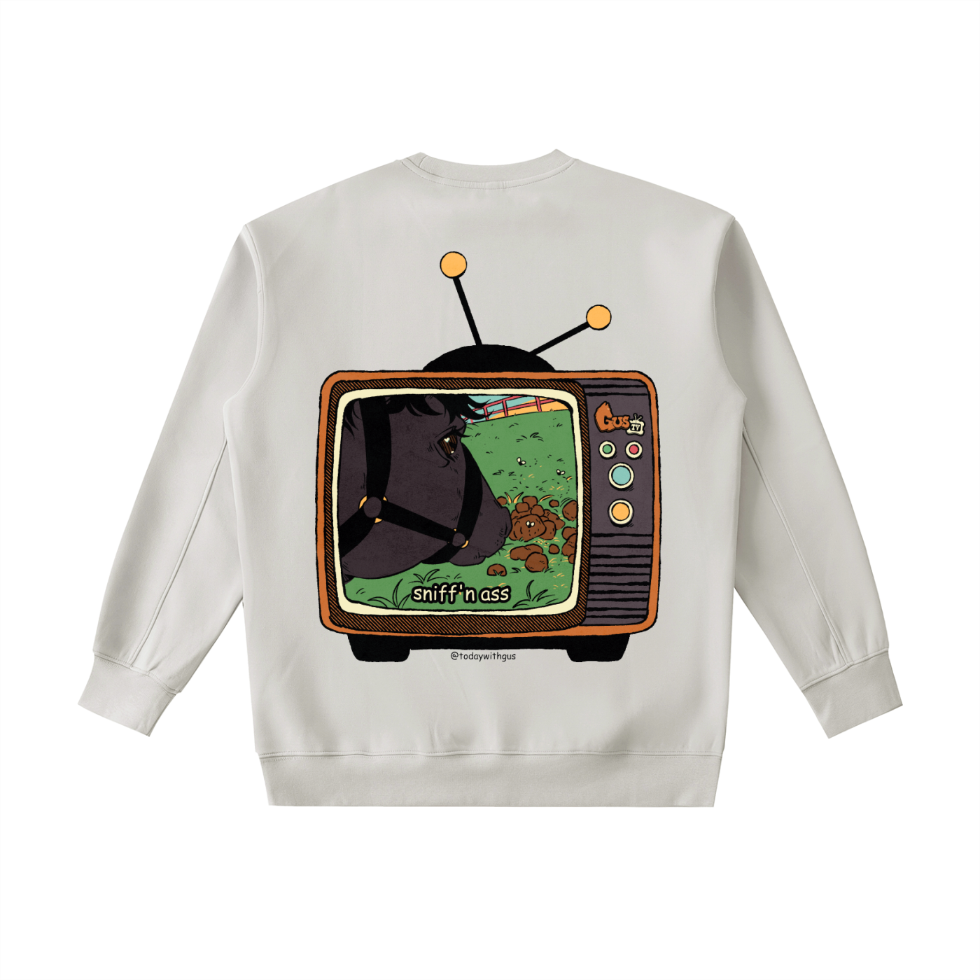 "sniff'n ass" Heavyweight Crewneck Sweatshirt