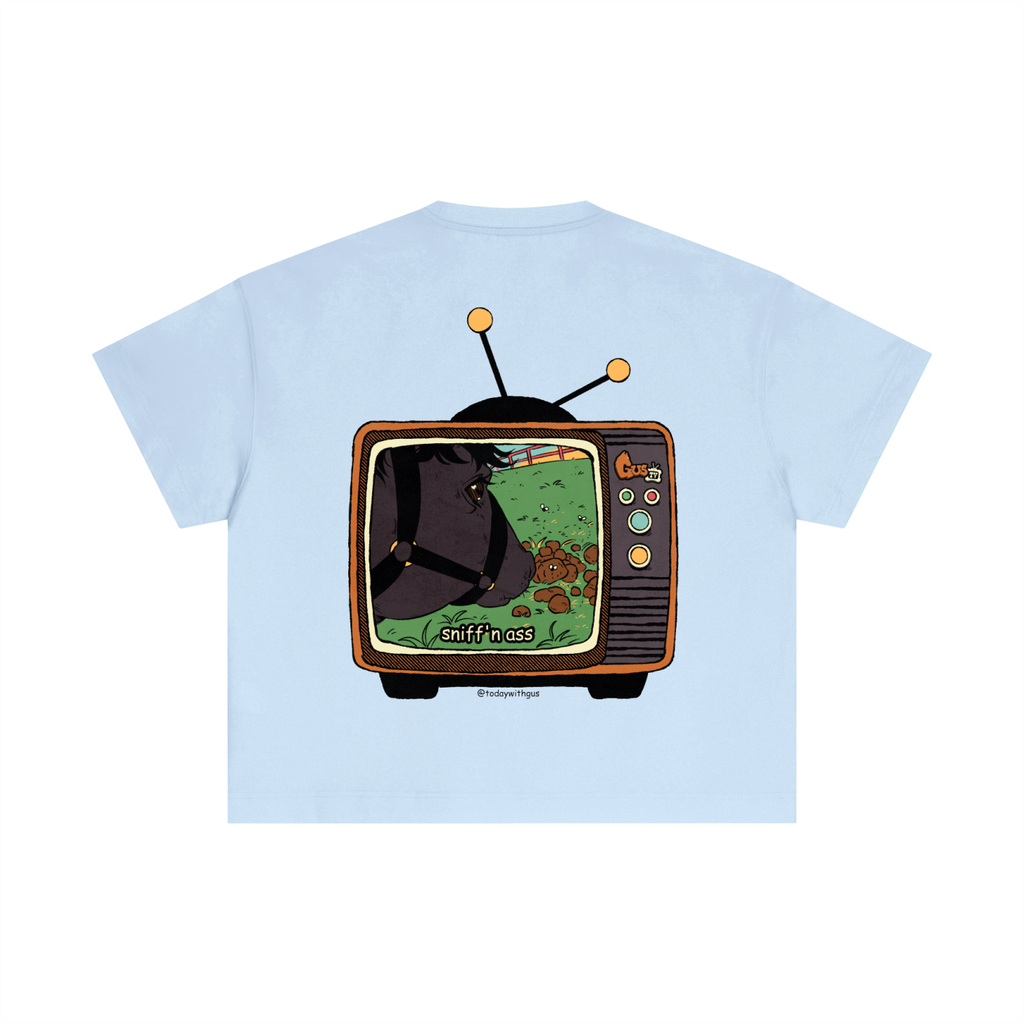 "sniff'n ass" Essential Cotton Boxy T-Shirt