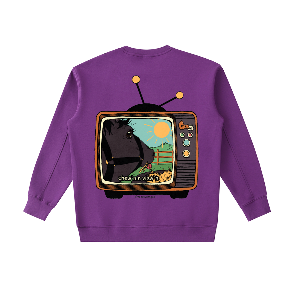 "chew'n n view'n" Heavyweight Crewneck Sweatshirt