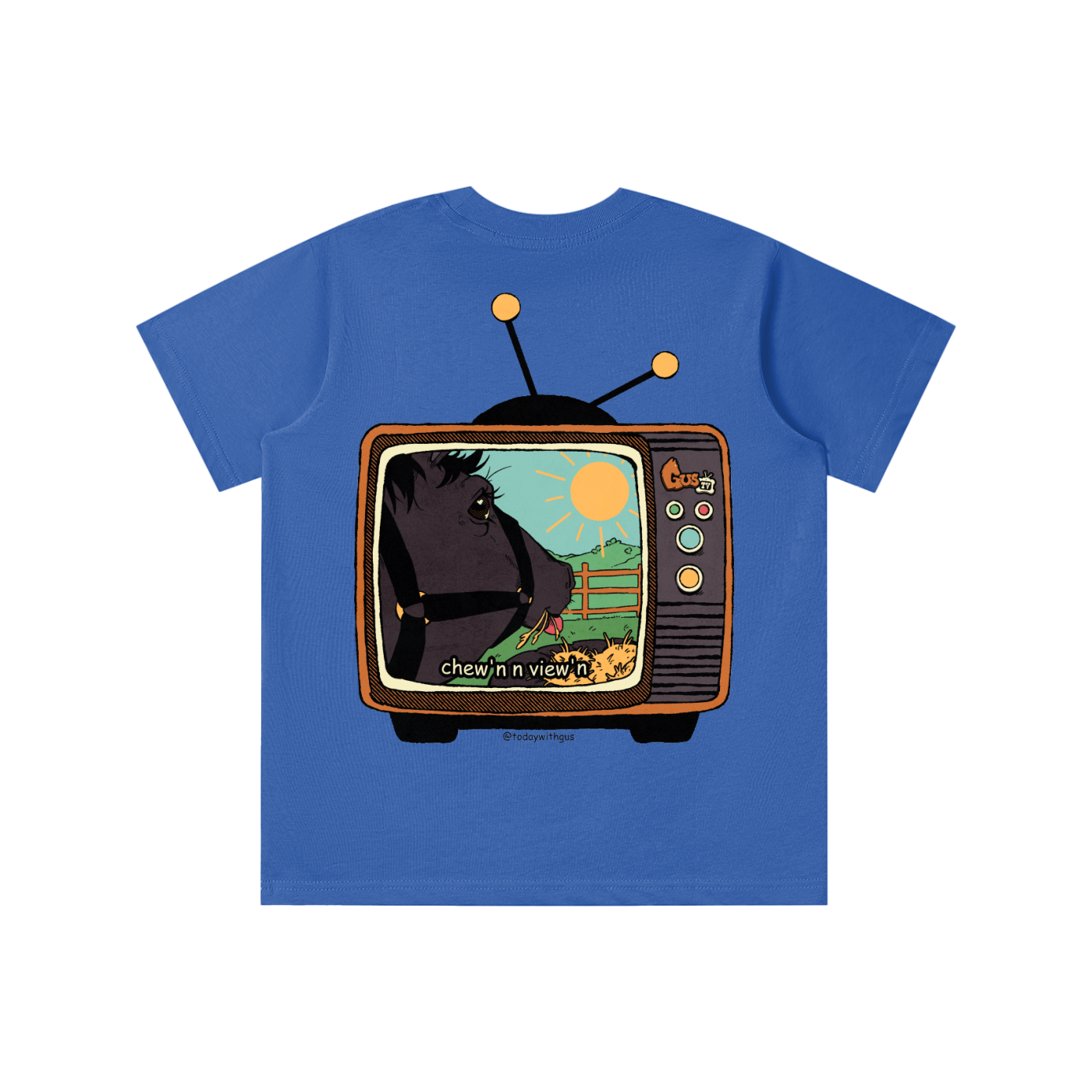 "chew'n n view'n" Kids' T-shirt