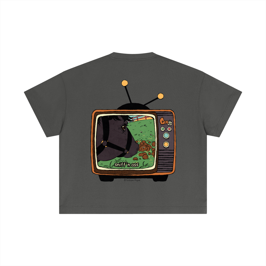 "sniff'n ass" Essential Cotton Boxy T-Shirt