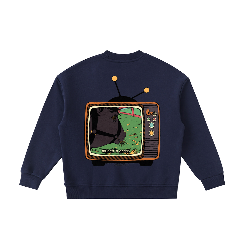 "munch'n grass" Kids' Crewneck Sweatshirt