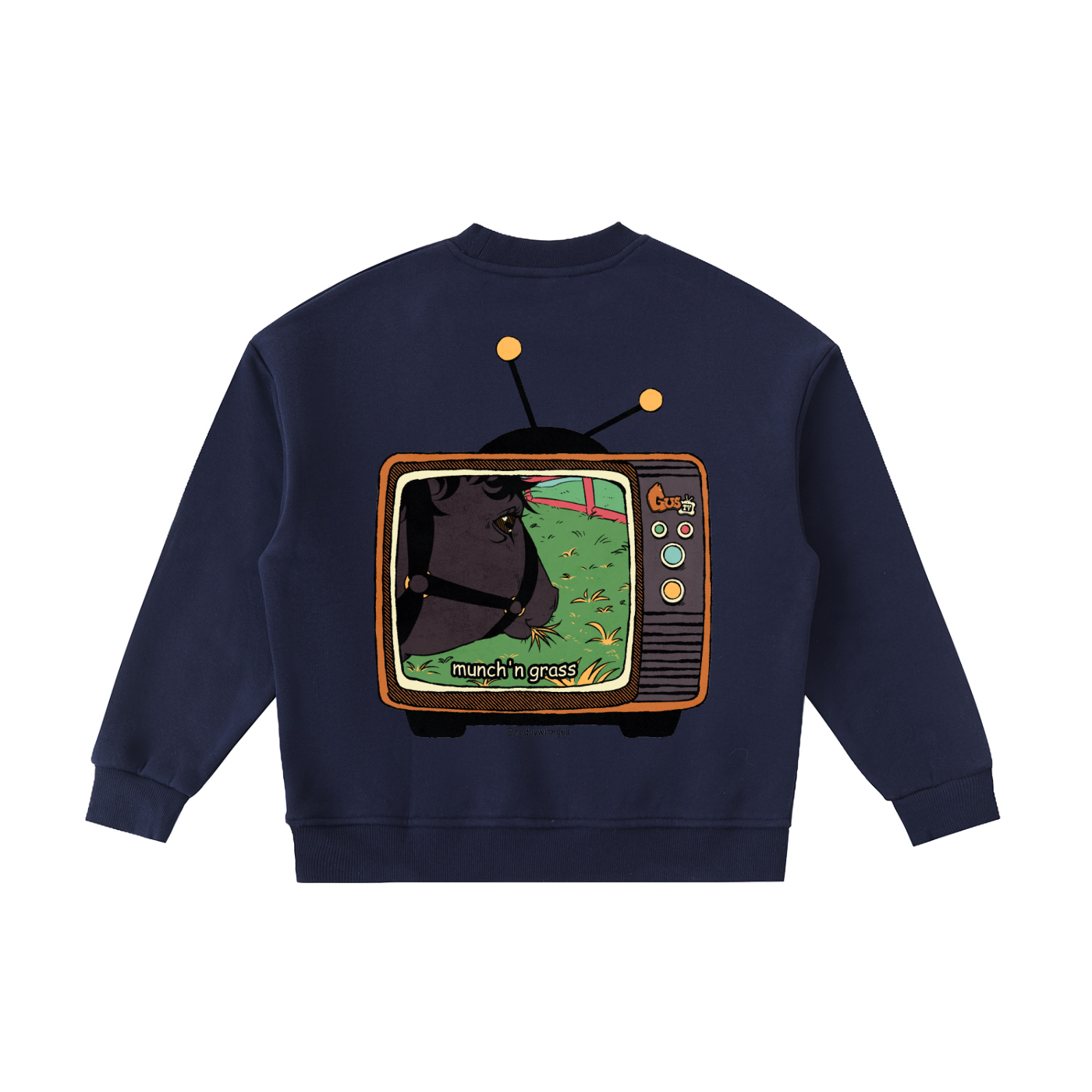 "munch'n grass" Kids' Crewneck Sweatshirt