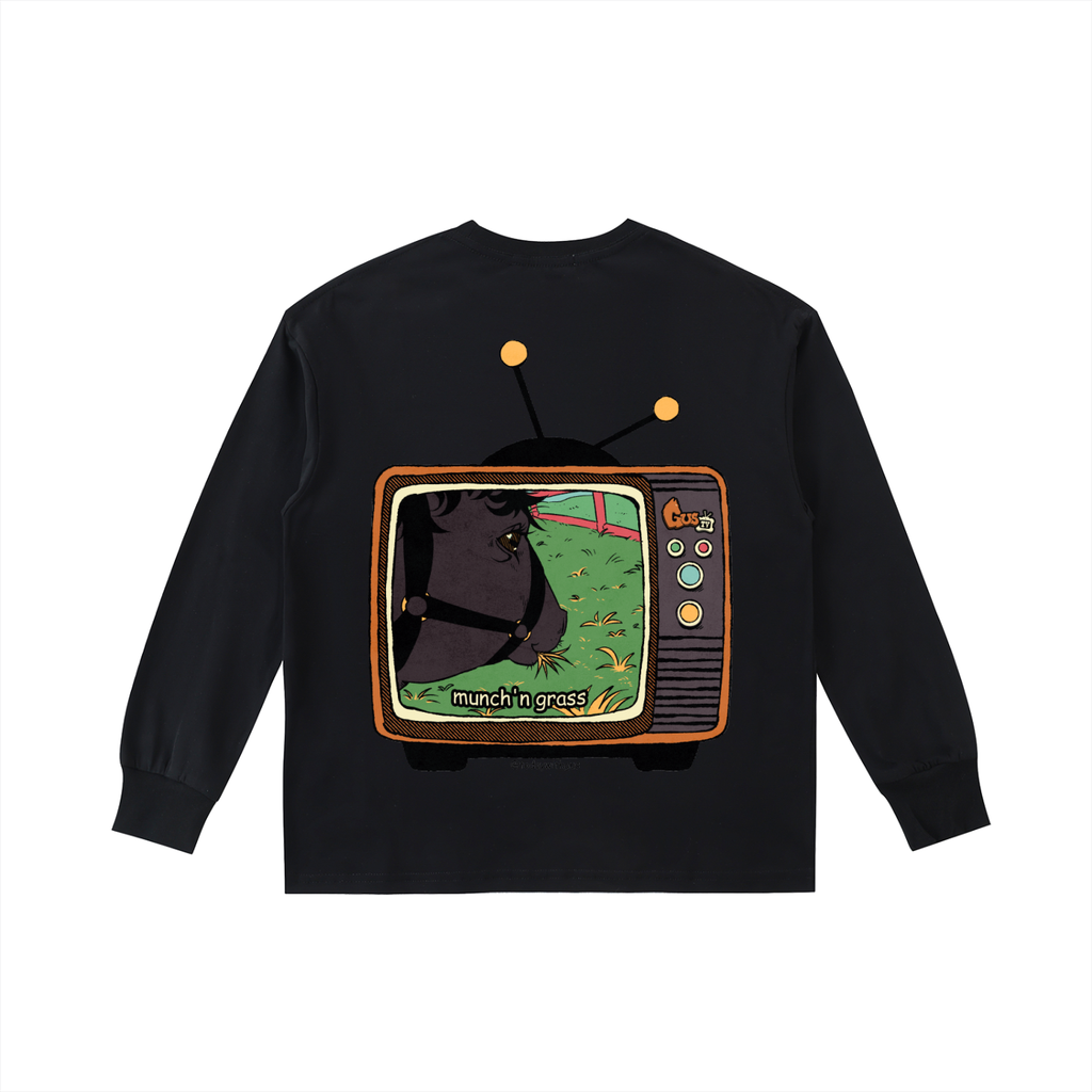 "munch'n grass" Kids' Quick-Dry Cotton Long-Sleeve Tee
