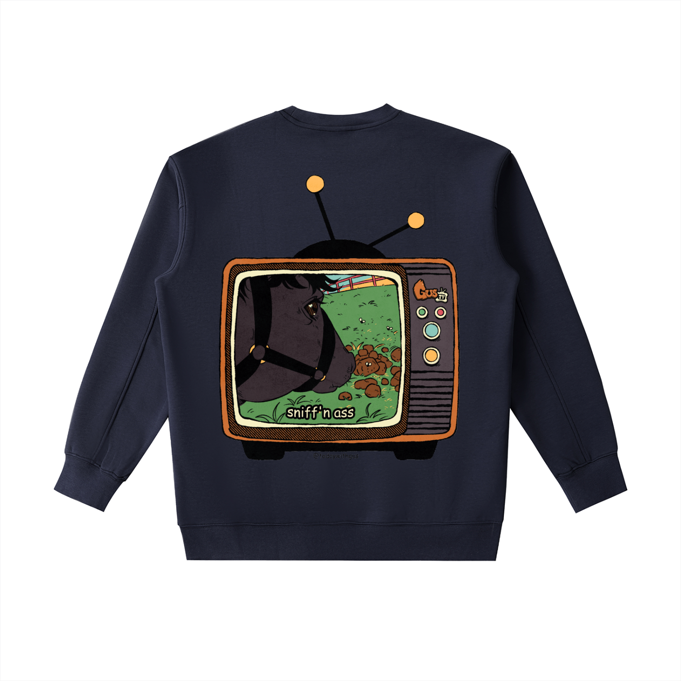"sniff'n ass" Heavyweight Crewneck Sweatshirt