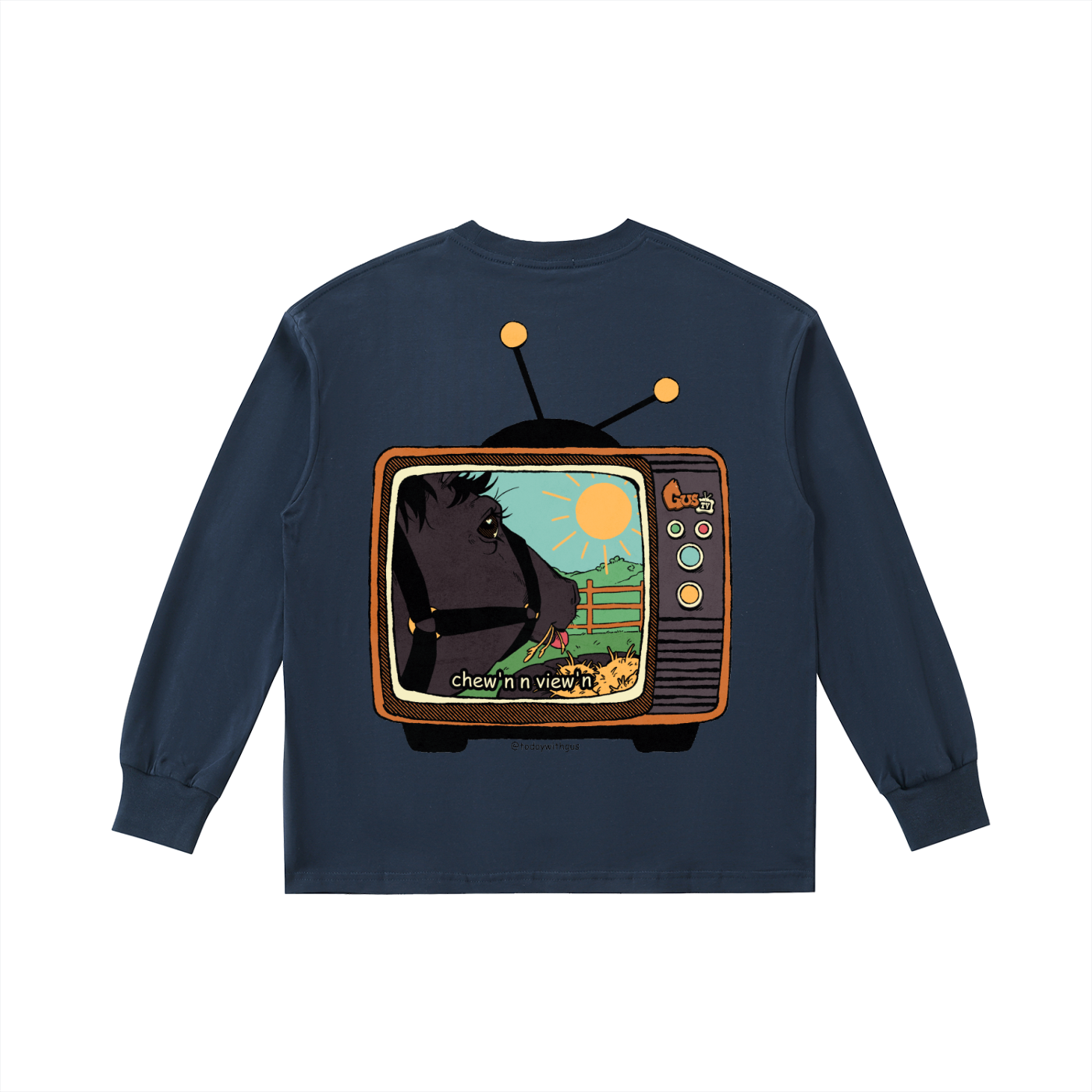 "chew'n n view'n" Kids' Quick-Dry Cotton Long-Sleeve Tee