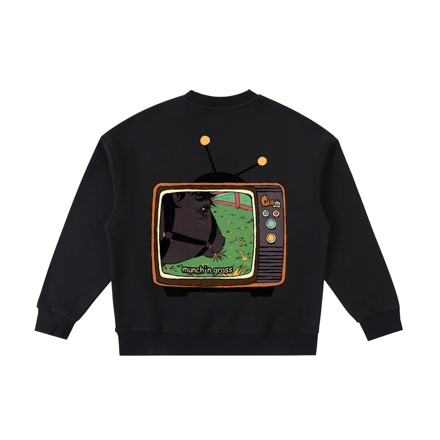 "munch'n grass" Kids' Crewneck Sweatshirt
