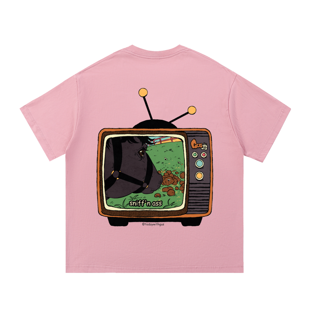 "sniff'n ass" Basic Cotton T-shirt