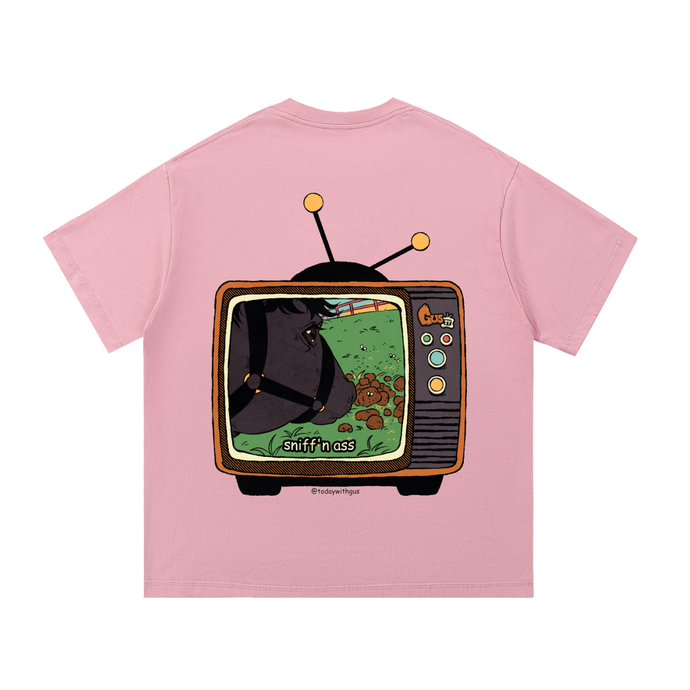 "sniff'n ass" Basic Cotton T-shirt