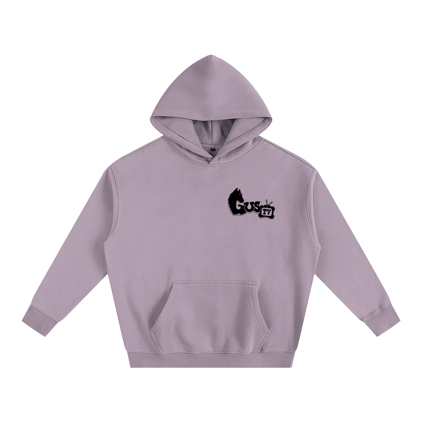 "chew'n n view'n" Oversize Fleeced Hoodie