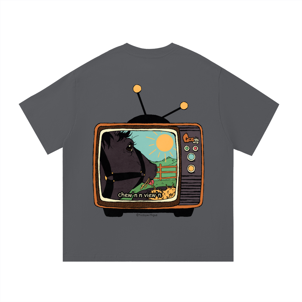 "chew'n n view'n" Basic Cotton T-Shirt