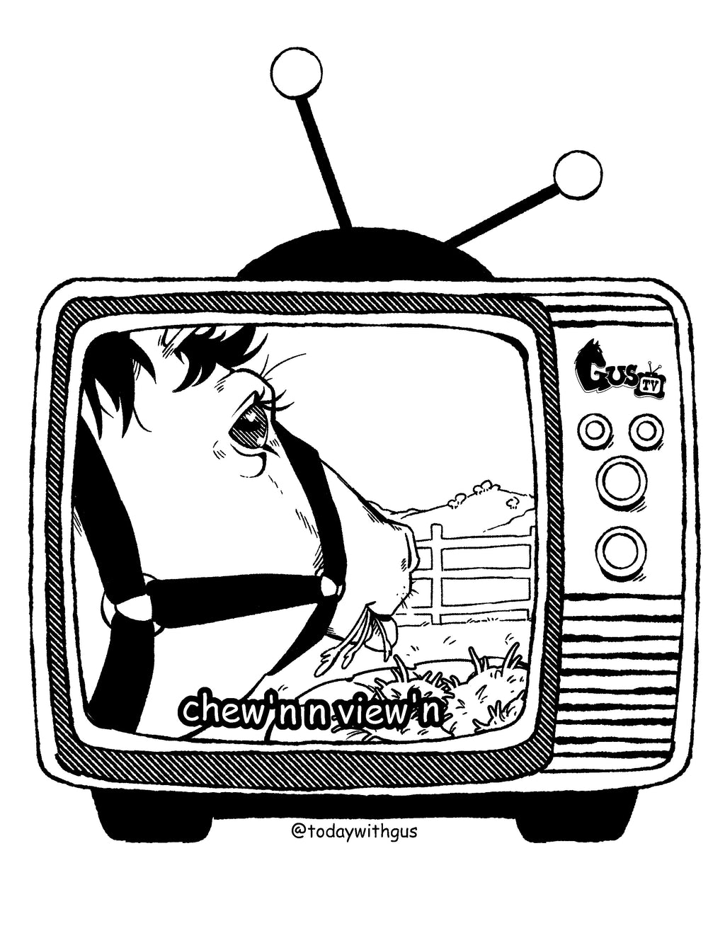 Gus TV Coloring Pages 3-pack
