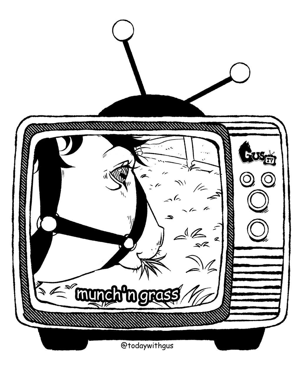Gus TV Coloring Pages 3-pack