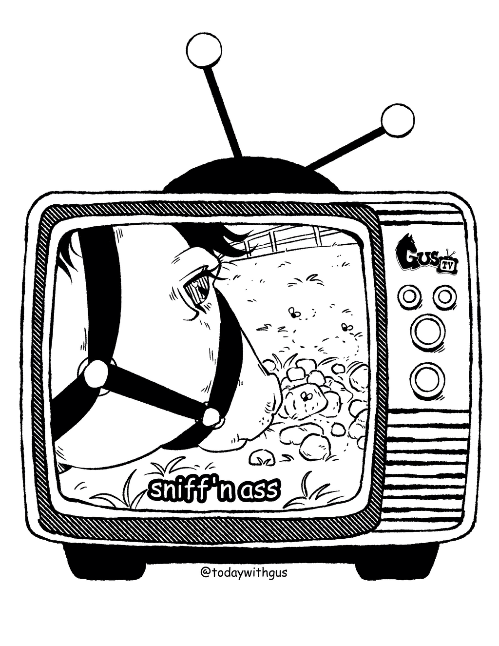 Gus TV Coloring Pages 3-pack