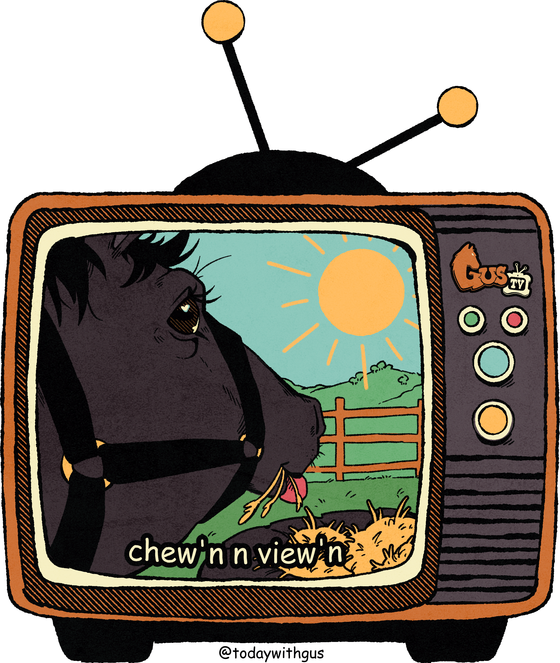 GUS TV STICKER PACK