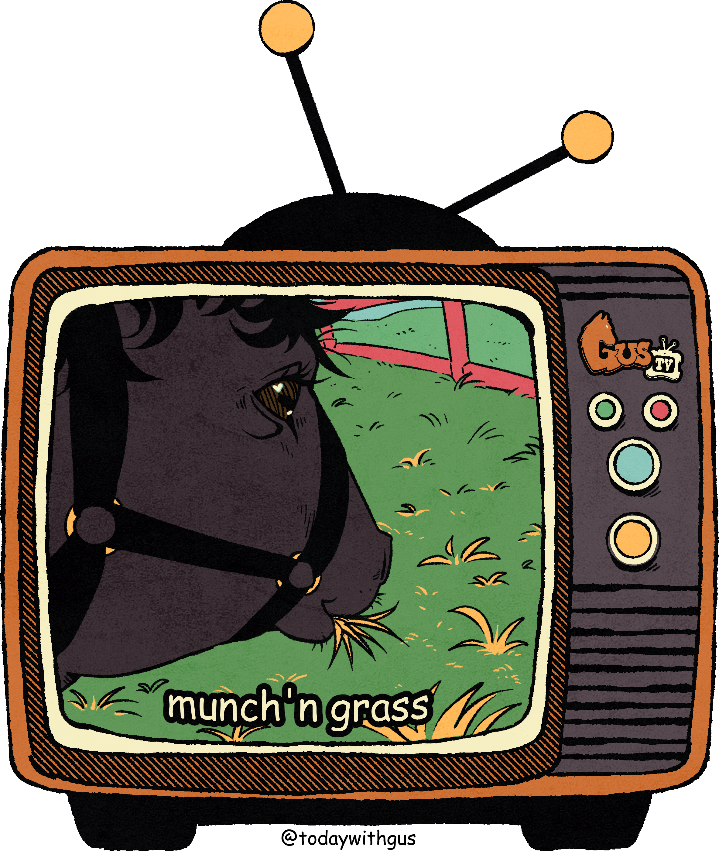 GUS TV STICKER PACK