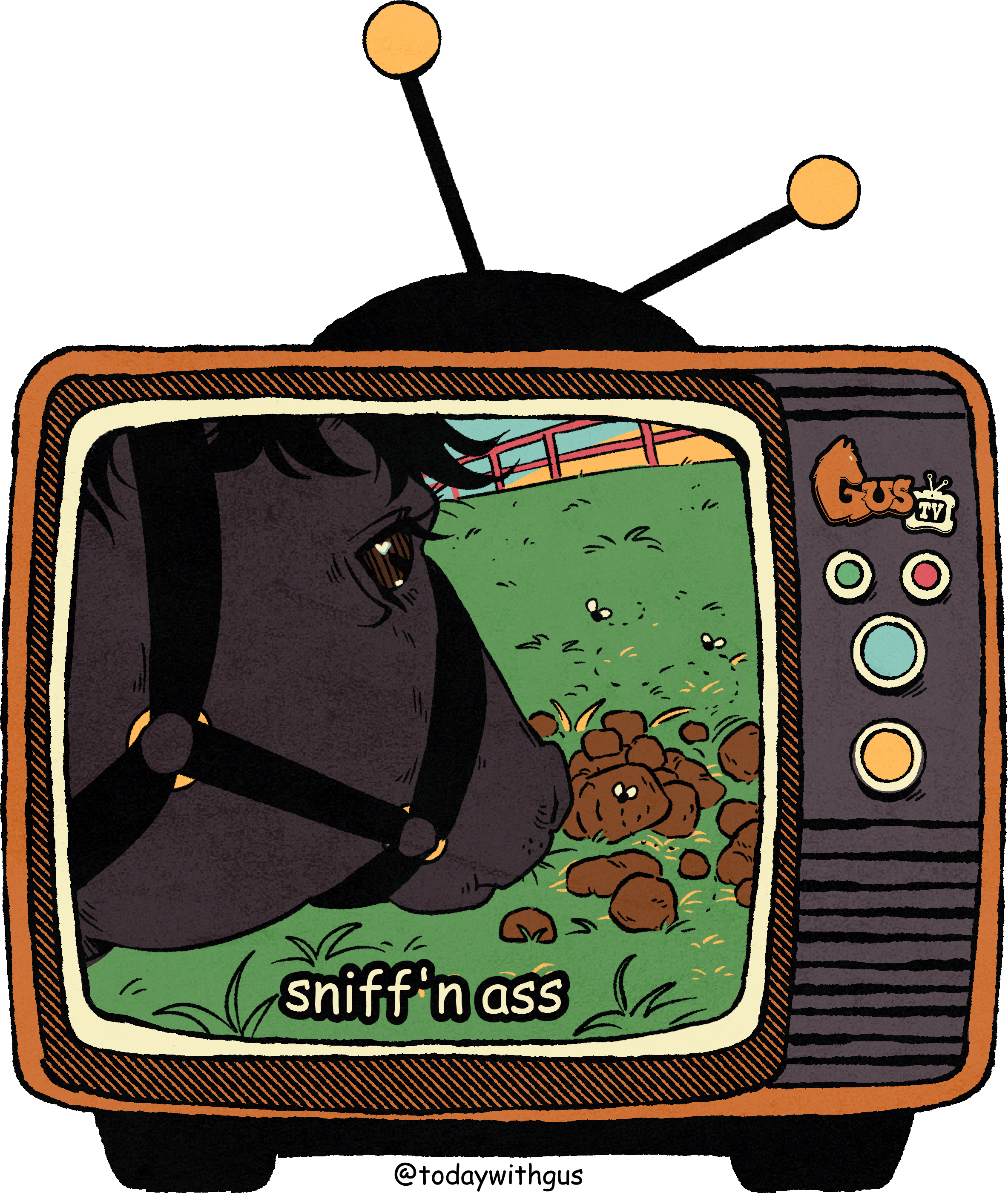 GUS TV STICKER PACK