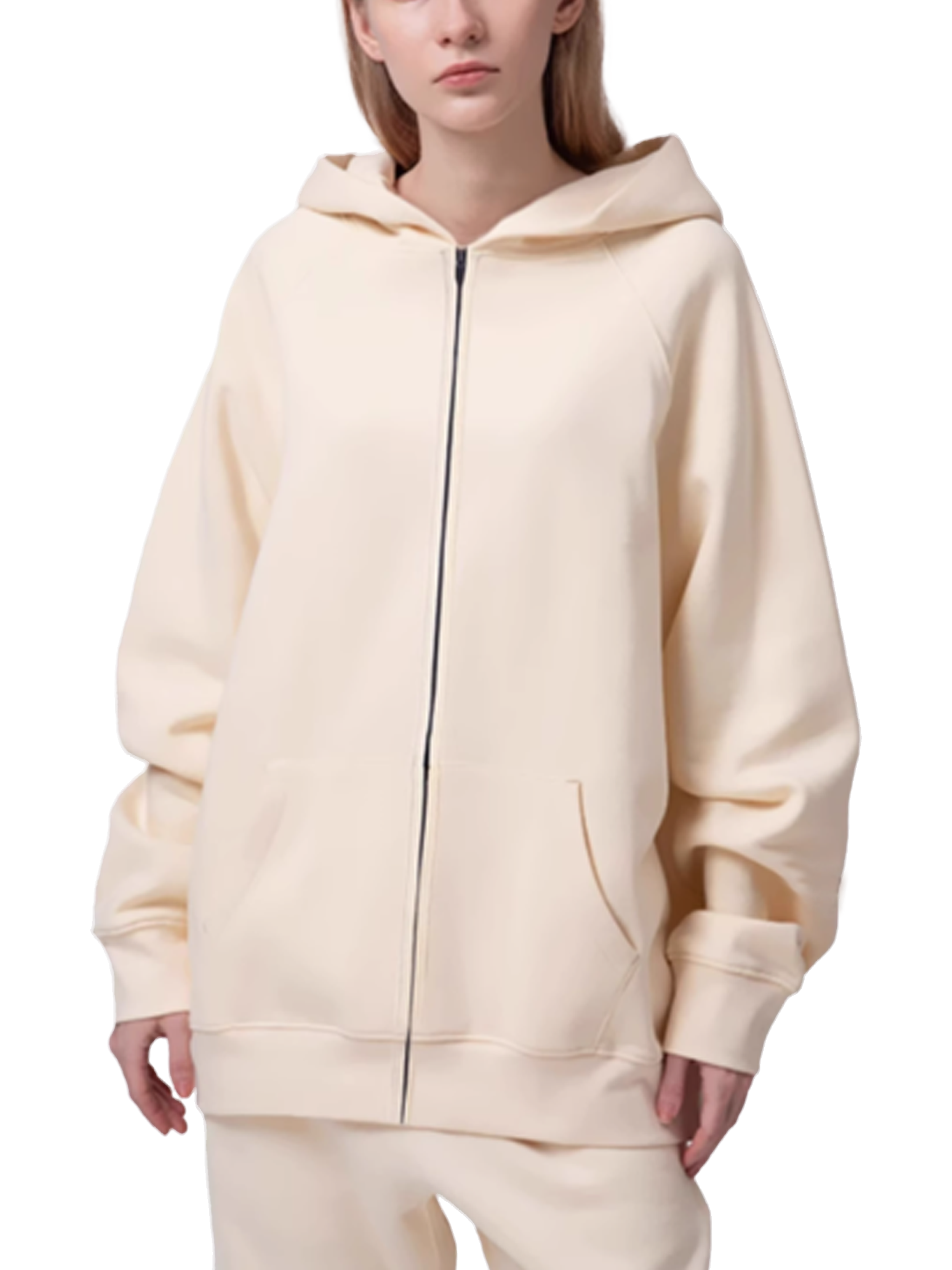 "sniff'n ass" Zip-up Fleece Hoodie